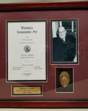 William E. Kaiser, Jr. awards frame.