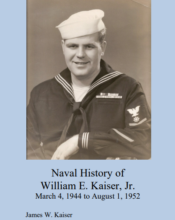Photo of William E. Kaiser, Jr. in a naval uniform.